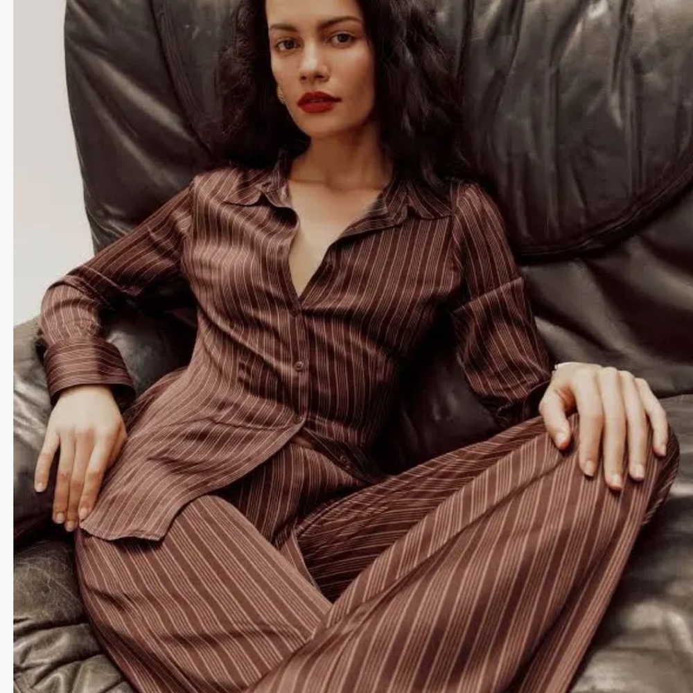 NWT Reformation Jodie Satin Top